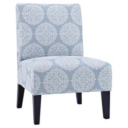 Monaco Gabrielle Slipper Chair in Teal