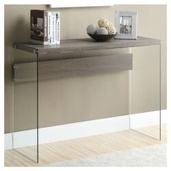 Pemba Console Table in Dark Brown