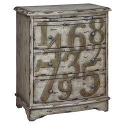 Royston 6 Drawer Chest in Black & Natural