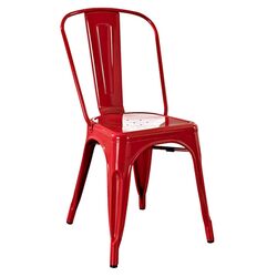 Mario Side Chair in Red (Set of 2)