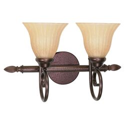 Foggia 2 Light Vanity Light in Bronze