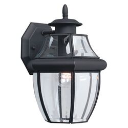 Belmar 1 Light  Post Lantern in Black