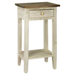 Rustic Valley End Table in Mahogany