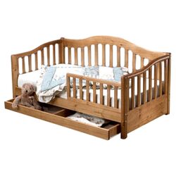 Slatted Toddler Bed in White