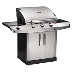 Deluxe Charcoal Grill in Black