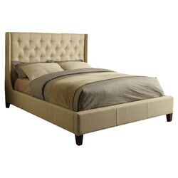 New Haven Queen Sleigh Bed in Brown