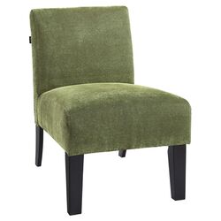 Monaco Gabrielle Slipper Chair in Moss