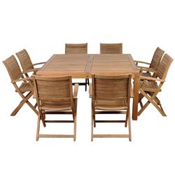 Amazonia Maryland 5 Piece Dining Set in Brown