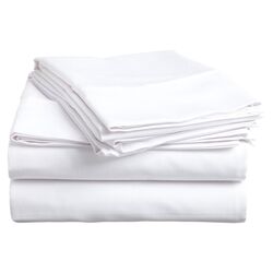 300 Thread Count Egyptian Cotton Bed Skirt in White