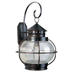 London 1 Light Wall Lantern in Black