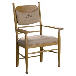 Maizi Wicker Side Chair in Light Gray Wash (Set of 2)