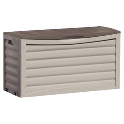 Janis Deck Storage Bench in Taupe