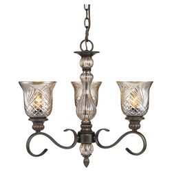 Lawrence 5 Light Chandelier in Sovereign Bronze