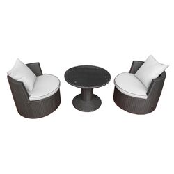 Lavallette 7 Piece Dining Set in Charcoal