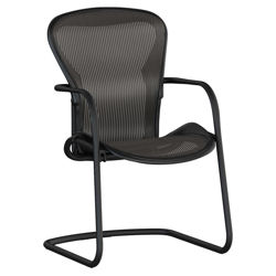 Eames DAW - Molded Plastic Armchair with Dowel-Leg Base in Aqua Sky