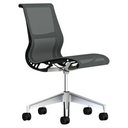 Eames DAW - Molded Plastic Armchair with Dowel-Leg Base in Black