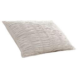 Brussels Quilted Sham in Soft White