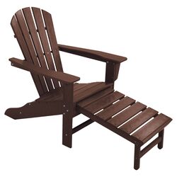 Palm Coast Adirondack Chair in Sunset Red