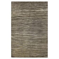 Howser Blue & Beige Stripes Rug