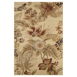 Dimensions Light Gray Floral Rug