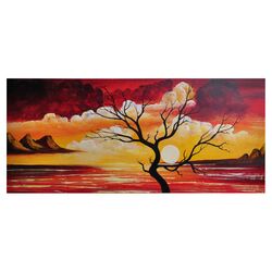 Lone Fir in Landscape Canvas Art