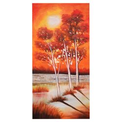 Lake Maix 5 Panel Canvas Art by Philippe Sainte-Laudy