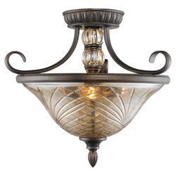 Freeport 3 Light Bowl Inverted Pendant in Peppercorn