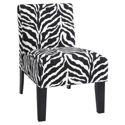 Deco Rose Slipper Chair in Grey