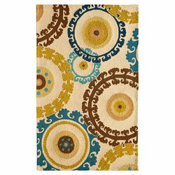 Jameson Floral Brown & Tan Rug