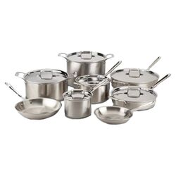 All-Clad d5 Brushed Stainless Steel 7 Piece Cookware Set