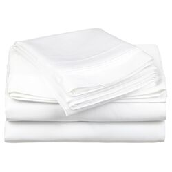 Natural Feather Down Fiber Blend Comforter in White