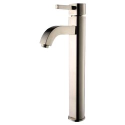 Sherman Waterfall Faucet in Black Frosted Glass
