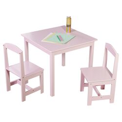 Kids' Cozumel 3 Piece Table & Chair in White