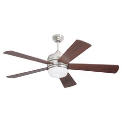 Northport 1 Light Ceiling Fan in Oil Rubbed Bronze & Taupe
