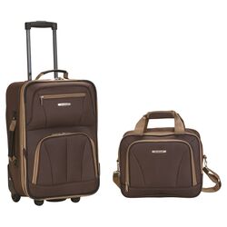 Charming 3 Piece Luggage Set in Black