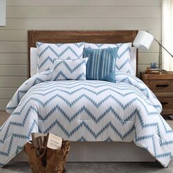 Lawson 8 Piece Comforter Set in Blue