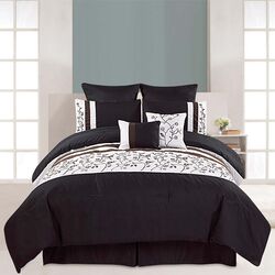 Sadie 5 Piece Comforter Set in Blue