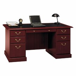 Harbor View Computer Desk with Hutch