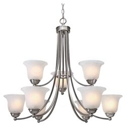Alston Place 2 Light Flush Mount in Pewter