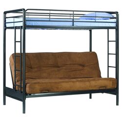 Mission Twin Over Twin Bunk Bed in Honey