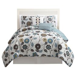 Avalon Comforter Set in Blue