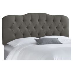 Napa Wingback Bed in Pewter