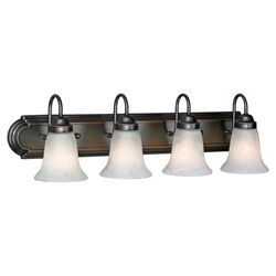 Bayswater 3 Light Semi Flush Light Mount in Bronze