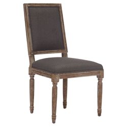Pacific Heights Fabric Armchair in Charcoal Grey
