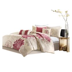 Lola 6 Piece Duvet Set in Fuchsia