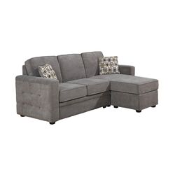 Lucas Sectional in Charcoal