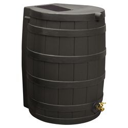 Open Box Price Rain Wizard 40 Gallon Rain Barrel in Black