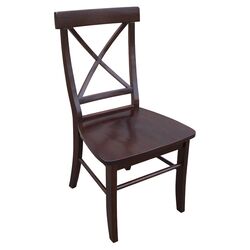 Crossback Side Chair in Java (Set of 2)