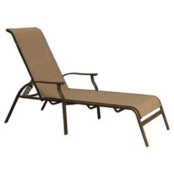 Island Breeze Chaise Lounge in Brown