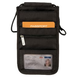 Deluxe Travel Pouch in Black